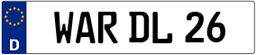 Truck License Plate